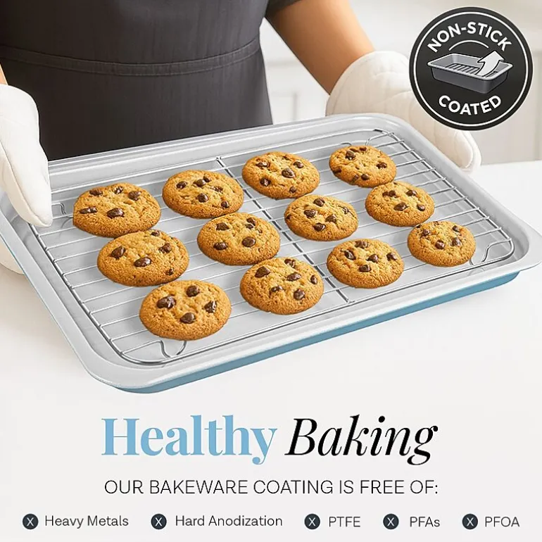 Gotham Steel Nonstick Stackable 6-pc. Bakeware Set