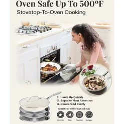 Gotham Steel Ultra Stay Cool Handles 12-pc. Non-Stick Cookware Set