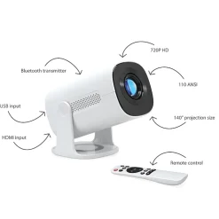 GPX 720p Projector and Screen Bundle