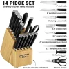 Granitestone 15-pc. Knife Block Set