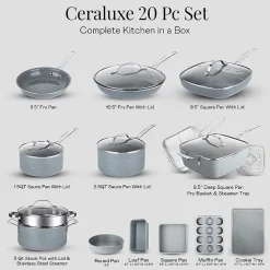 Granitestone 20-pc. Non-Stick Cookware Set