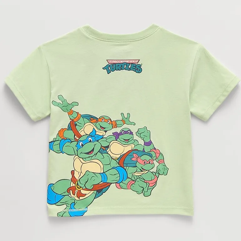Grayson Little Toddler Boys Crew Neck Short Sleeve Regular Fit Teenage Mutant Ninja Turtles Graphic T-Shirt