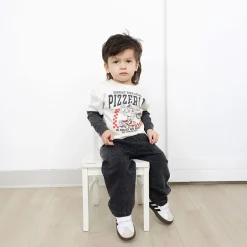 Grayson Little Toddler Boys Straight Relaxed Fit Pull-On Pant