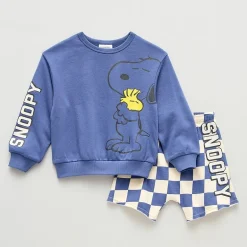 Grayson Little Toddler Boys Snoopy 2-pc. Short Set