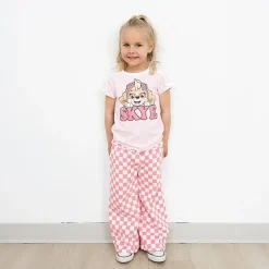 Grayson Little Toddler Girls Crew Neck Short Sleeve Relaxed Fit Paw Patrol Graphic T-Shirt