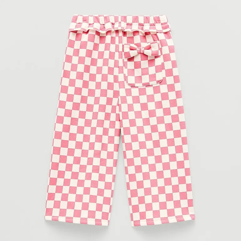 Grayson Little Toddler Girls Wide Leg Relaxed Fit Pull-On Pant