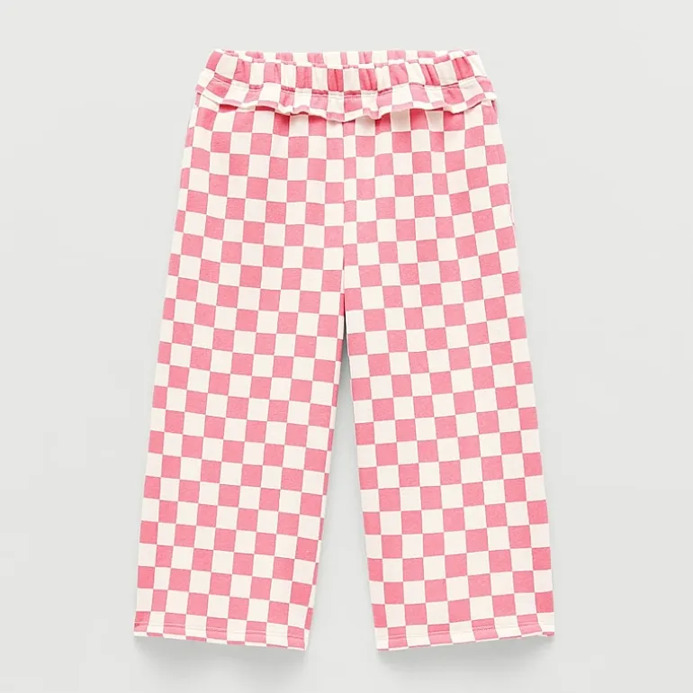 Grayson Little Toddler Girls Wide Leg Relaxed Fit Pull-On Pant