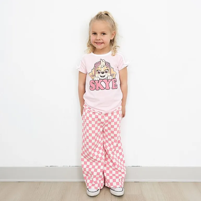 Grayson Little Toddler Girls Wide Leg Relaxed Fit Pull-On Pant