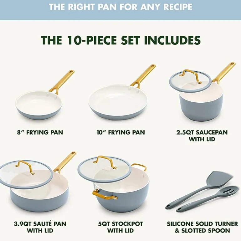 GreenPan Reserve Pro Ceramic 10-pc. Non-Stick Cookware Set