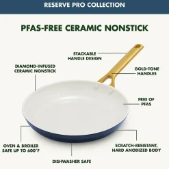 GreenPan Reserve Pro Ceramic 10-pc. Non-Stick Cookware Set