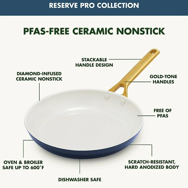 GreenPan Reserve Pro Ceramic 10-pc. Non-Stick Cookware Set