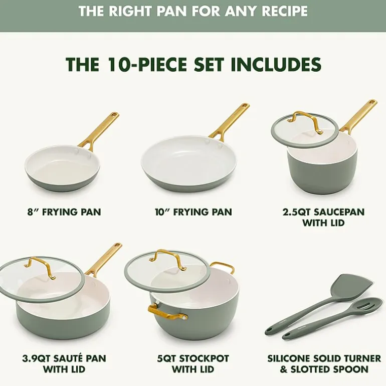 GreenPan Reserve Pro Ceramic 10-pc. Non-Stick Cookware Set