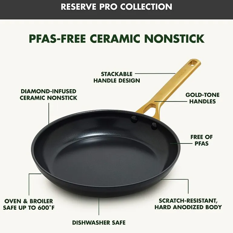 GreenPan Reserve Pro Ceramic 10-pc. Non-Stick Cookware Set