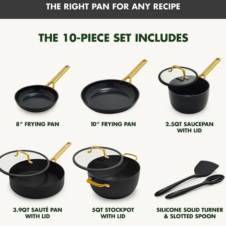 GreenPan Reserve Pro Ceramic 10-pc. Non-Stick Cookware Set