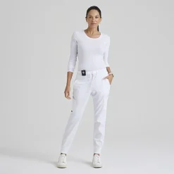 Grey's Anatomy™ by Barco Classic Grp534 Kira 5-Pocket Mid-Rise Jogger Womens Petite Moisture Wicking Scrub Pant