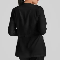 Grey's Anatomy™ by Barco Classic 4450 Jamie 4-Pocket Crewneck Snap-Front Womens Tag Free Scrub Jackets