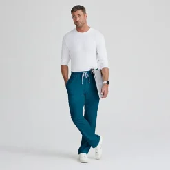 Grey's Anatomy™ by Barco Classic Grp558 Evan 5-Pocket Zip-Fly Mens Big and Tall Moisture Wicking Scrub Pant