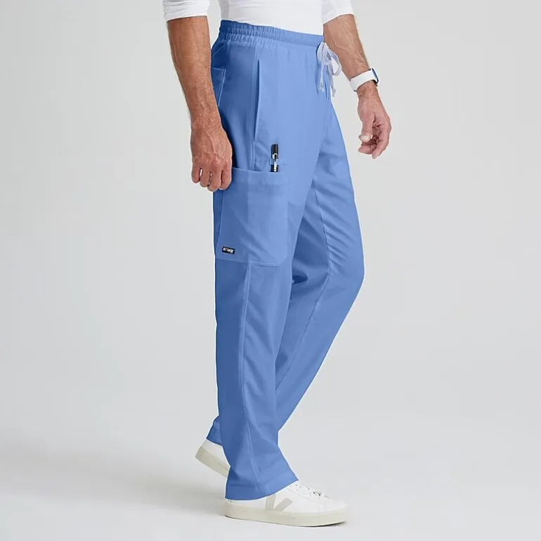 Grey's Anatomy™ by Barco Classic Grp558 Evan 5-Pocket Zip-Fly Mens Big and Tall Moisture Wicking Scrub Pant