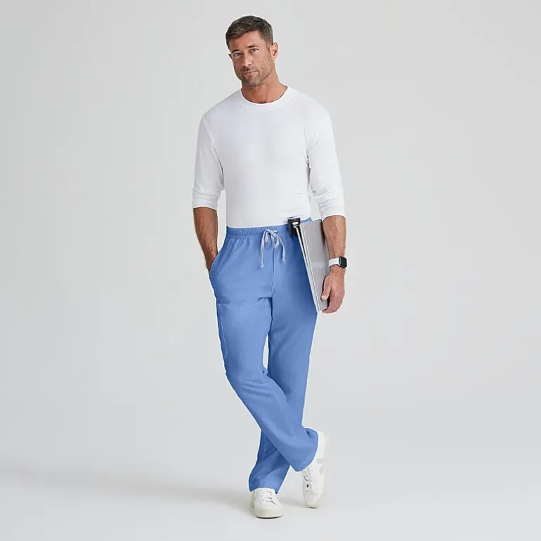 Grey's Anatomy™ by Barco Classic Grp558 Evan 5-Pocket Zip-Fly Mens Big and Tall Moisture Wicking Scrub Pant