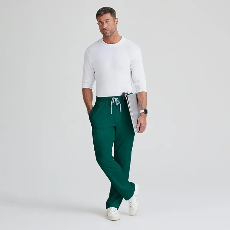 Grey's Anatomy™ by Barco Classic Grp558 Evan 5-Pocket Zip-Fly Mens Big and Tall Moisture Wicking Scrub Pant