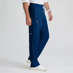 Grey's Anatomy™ by Barco Classic Grp558 Evan 5-Pocket Zip-Fly Mens Big and Tall Moisture Wicking Scrub Pant