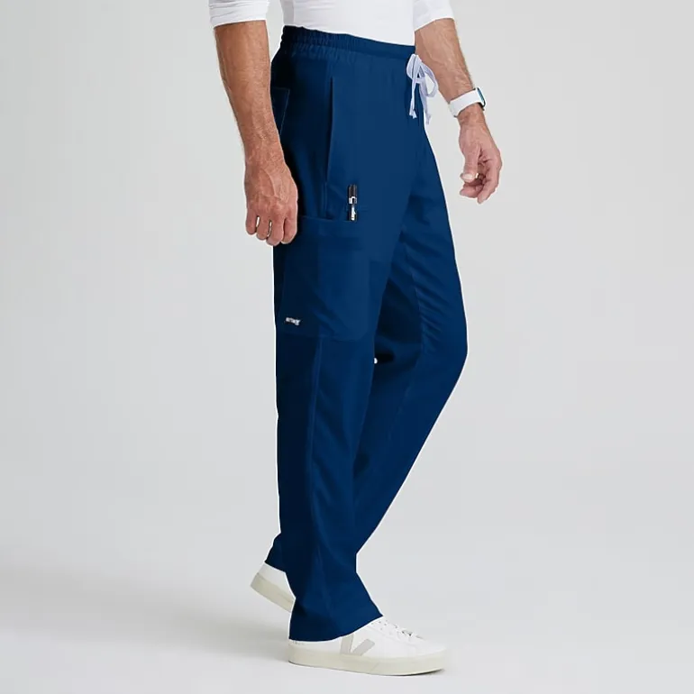Grey's Anatomy™ by Barco Classic Grp558 Evan 5-Pocket Zip-Fly Mens Big and Tall Moisture Wicking Scrub Pant