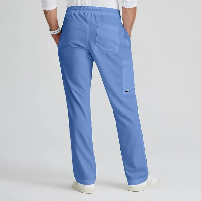 Grey's Anatomy™ by Barco Classic Grp558 Evan 5-Pocket Zip-Fly Mens Big and Tall Moisture Wicking Scrub Pant