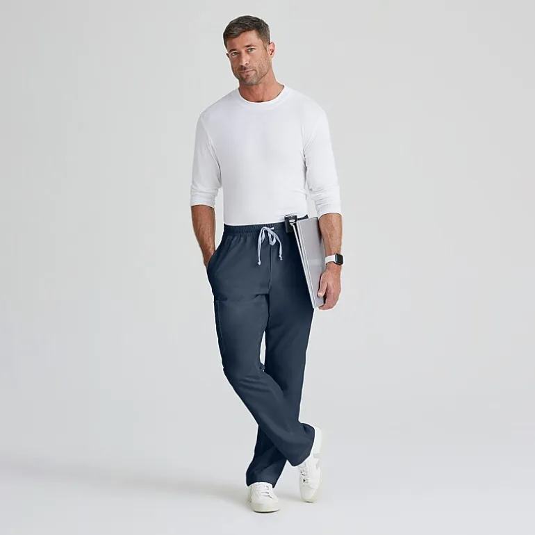 Grey's Anatomy™ by Barco Classic Grp558 Evan 5-Pocket Zip-Fly Mens Big and Tall Moisture Wicking Scrub Pant