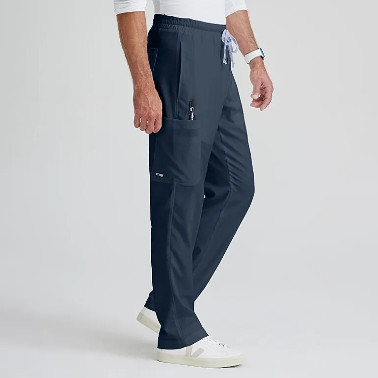 Grey's Anatomy™ by Barco Classic Grp558 Evan 5-Pocket Zip-Fly Mens Big and Tall Moisture Wicking Scrub Pant