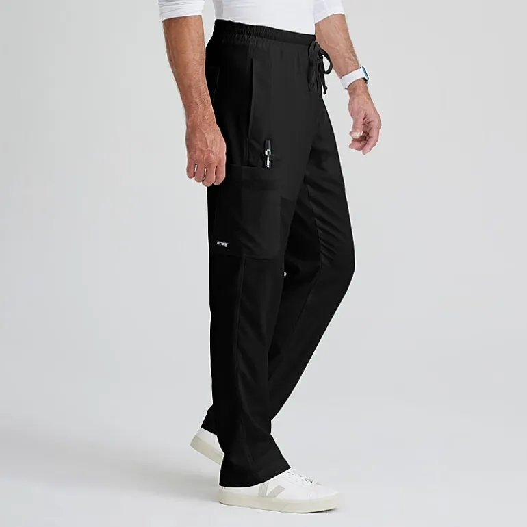 Grey's Anatomy™ by Barco Classic Grp558 Evan 5-Pocket Zip-Fly Mens Big and Tall Moisture Wicking Scrub Pant