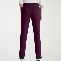 Grey's Anatomy™ by Barco Spandex Stretch Direct Grsp633 Relay 5-Pocket Mid-Rise Straight Leg Womens Plus Tall Stretch Fabric Moisture Wicking Wrinkle Resistant Scrub Pant