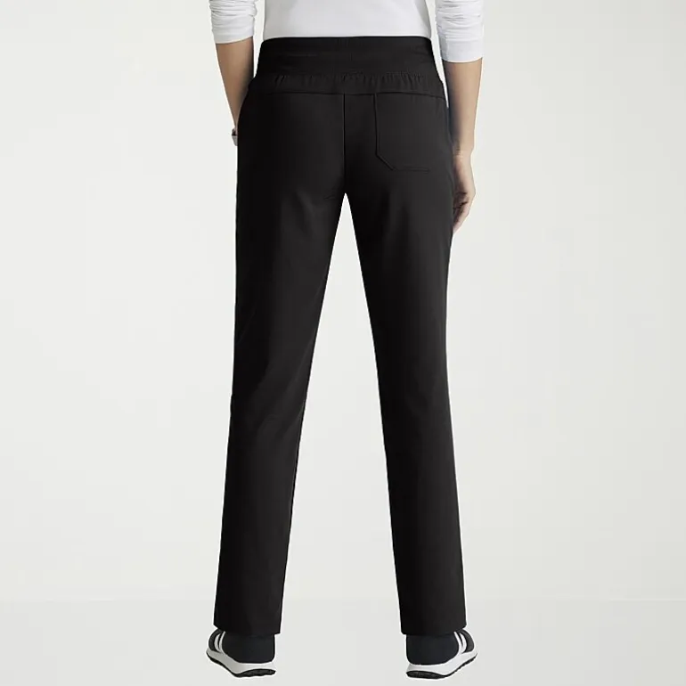 Grey's Anatomy™ by Barco Spandex Stretch Direct Grsp633 Relay 5-Pocket Mid-Rise Straight Leg Womens Plus Tall Stretch Fabric Moisture Wicking Wrinkle Resistant Scrub Pant
