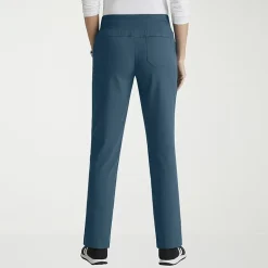 Grey's Anatomy™ by Barco Spandex Stretch Direct Grsp633 Relay 5-Pocket Mid-Rise Straight Leg Womens Plus Tall Stretch Fabric Moisture Wicking Wrinkle Resistant Scrub Pant