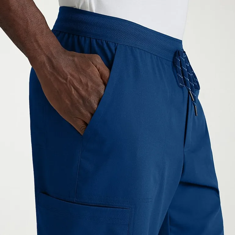Grey's Anatomy™ by Barco Spandex Stretch Direct Grsp634 Striker 4-Pocket Jogger Mens Big and Tall Stretch Fabric Moisture Wicking Wrinkle Resistant Scrub Pant