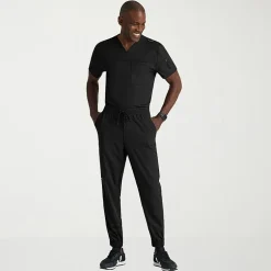 Grey's Anatomy™ by Barco Spandex Stretch Direct Grsp634 Striker 4-Pocket Jogger Mens Big and Tall Stretch Fabric Moisture Wicking Wrinkle Resistant Scrub Pant