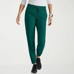 Grey's Anatomy™ by Barco Spandex Stretch Direct Grsp632 Dash 5-Pocket Mid-Rise Jogger Womens Plus Tall Stretch Fabric Moisture Wicking Wrinkle Resistant Scrub Pant