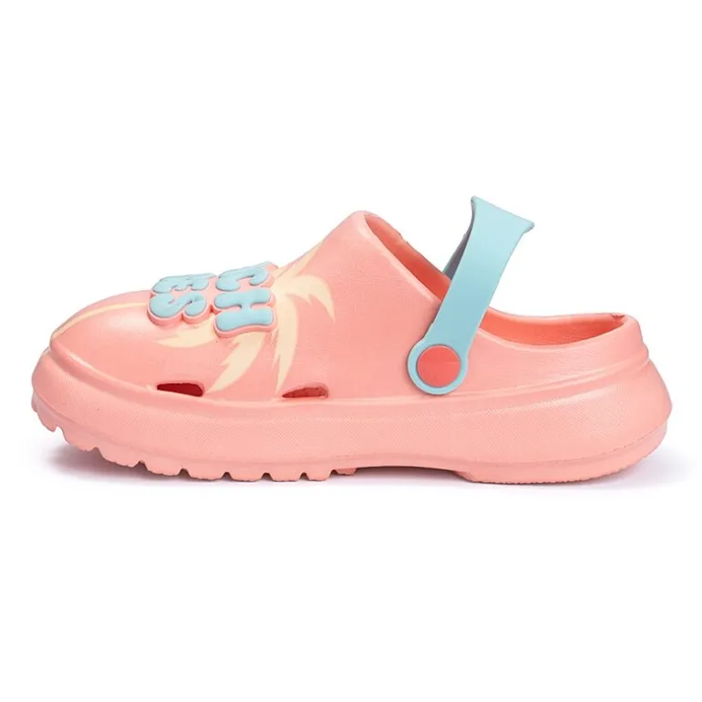 Ground Up Beach Vibes Little & Big Kid Unisex Round Closed Toe Clogs