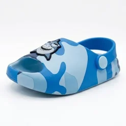 Ground Up Shark Camo Toddler Boys Round Clogs