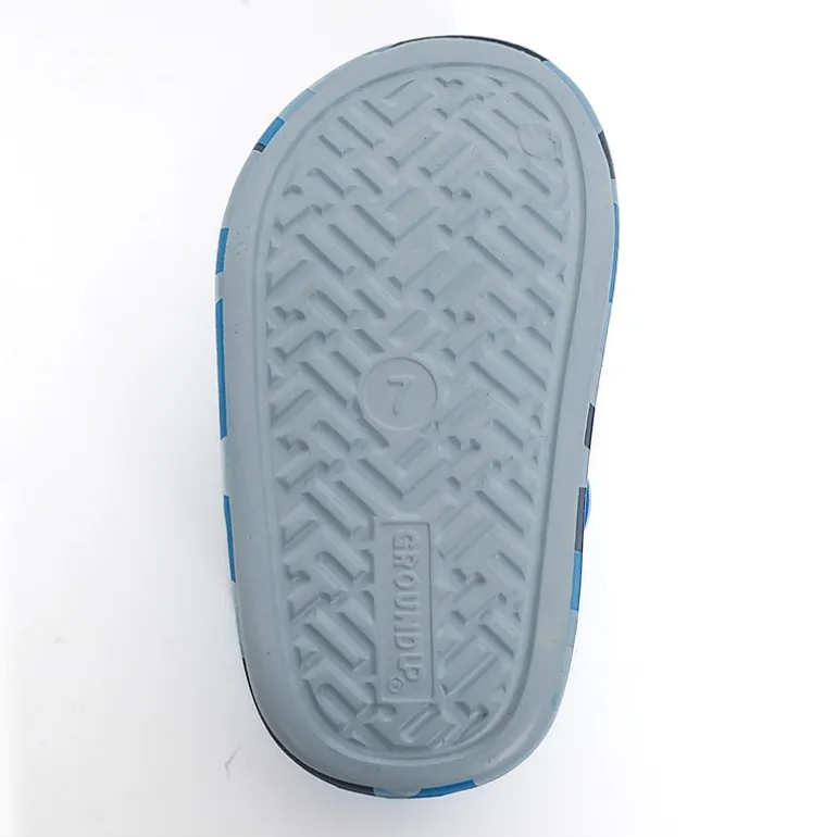 Ground Up Shark Camo Toddler Boys Round Clogs