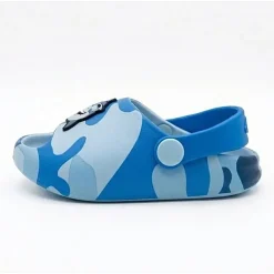 Ground Up Shark Camo Toddler Boys Round Clogs