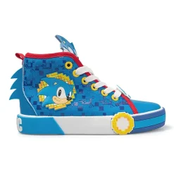 Ground Up Sonic High Top Little & Big Kid Boys Sonic the Hedgehog Sneakers