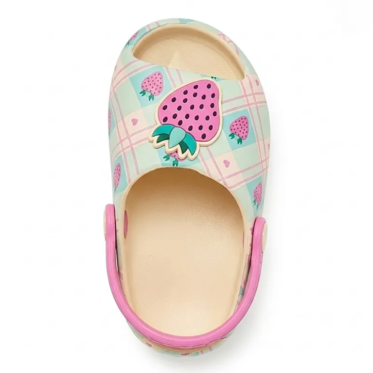 Ground Up Strawberry Toddler Girls Clogs