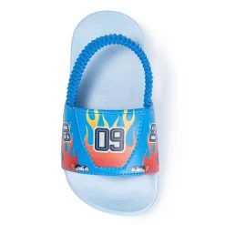 Ground Up Toddler Boys Racecar Slide Sandals