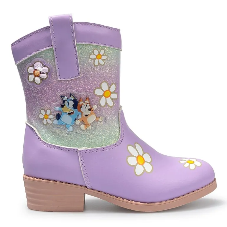 Ground Up Toddler Girls Bluey Bluey Flat Heel Cowboy Boots