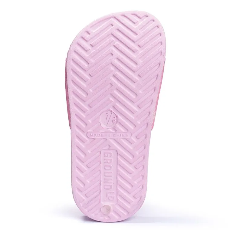 Ground Up Toddler Girls Flower Slide Sandals