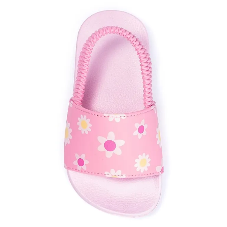 Ground Up Toddler Girls Flower Slide Sandals