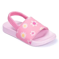 Ground Up Toddler Girls Flower Slide Sandals