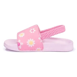 Ground Up Toddler Girls Flower Slide Sandals
