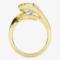 Grown Gorgeous (F / Vs2) Womens 3 3/8 Ct. Lab Grown White Diamond 14K Gold Pear Solitaire Engagement Ring