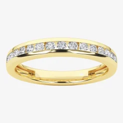 Grown Gorgeous (F,Vs2) Womens 1/4 CT. T.W. Lab Grown White Diamond 14K Gold or Platinum Wedding Band